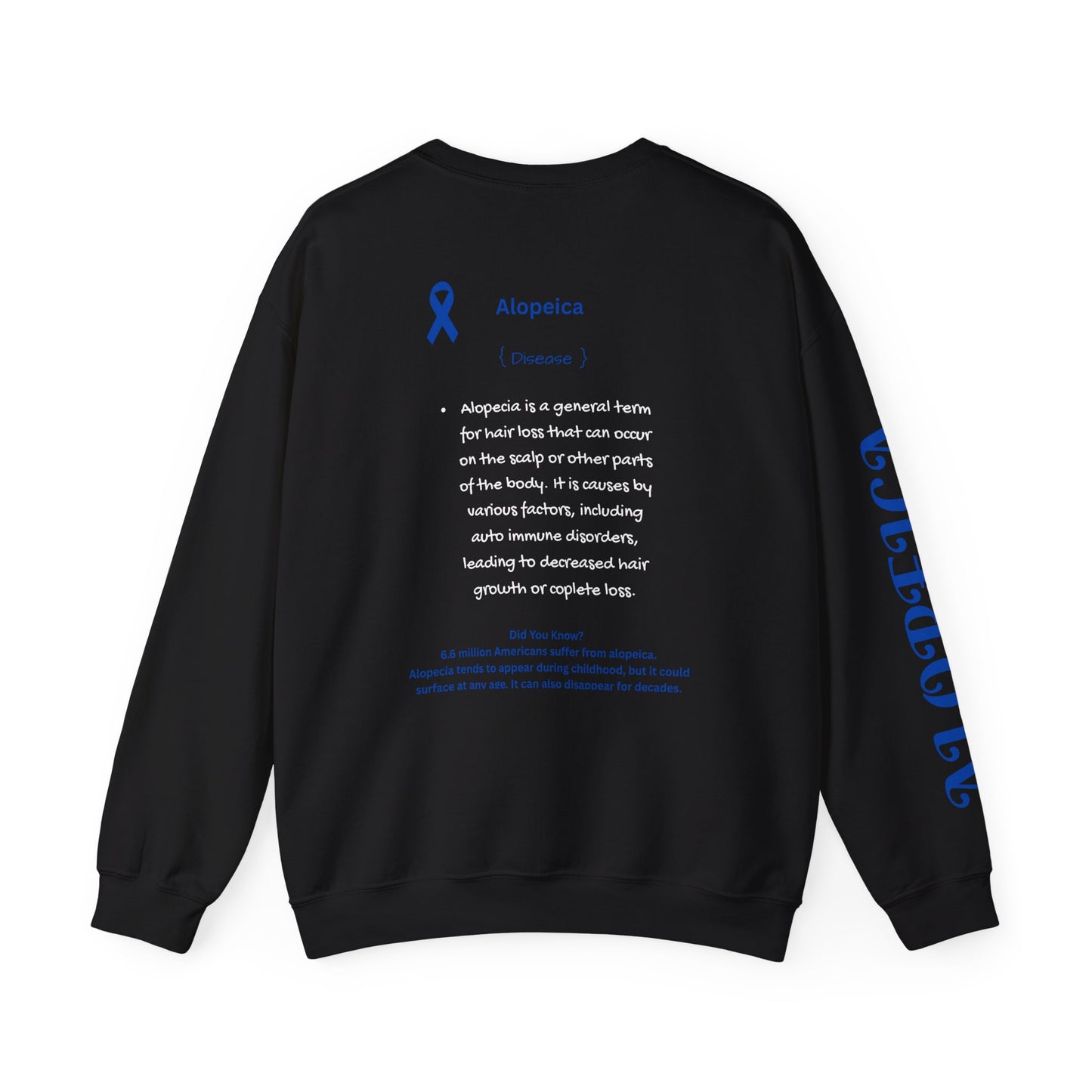 Alopecia Awareness Crewneck Sweatshirt