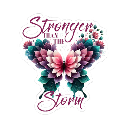 Floral Butterfly Kiss-Cut Stickers