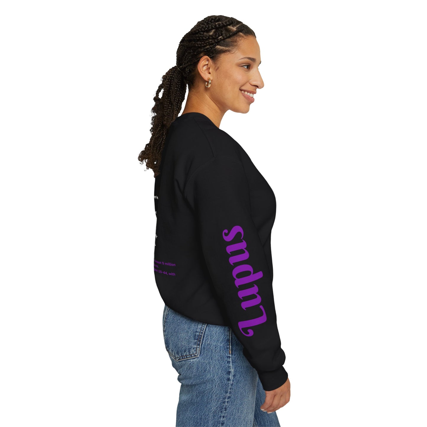 Lupus Awareness Crewneck Sweatshirt