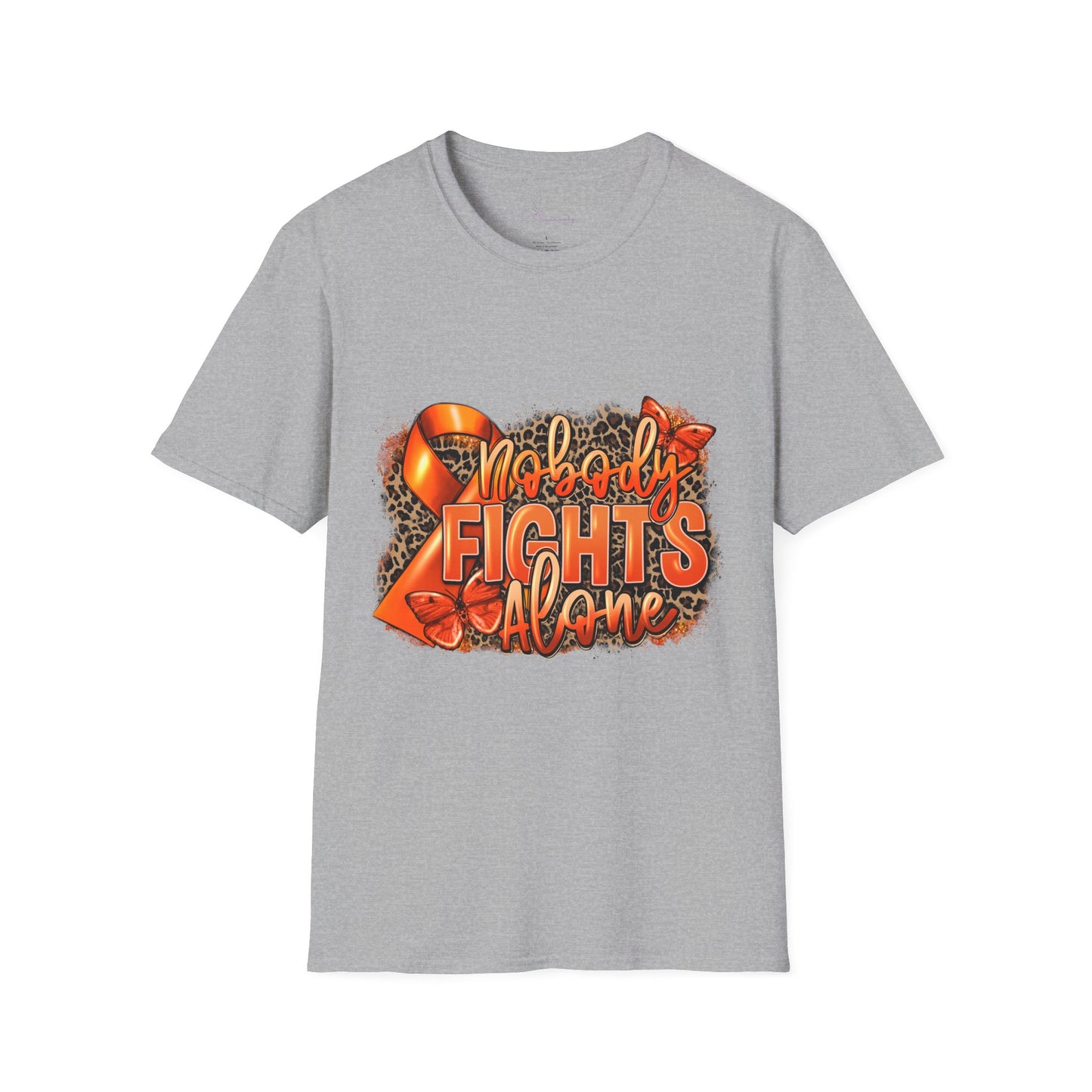 Nobody Fights Alone T-Shirt-Orange