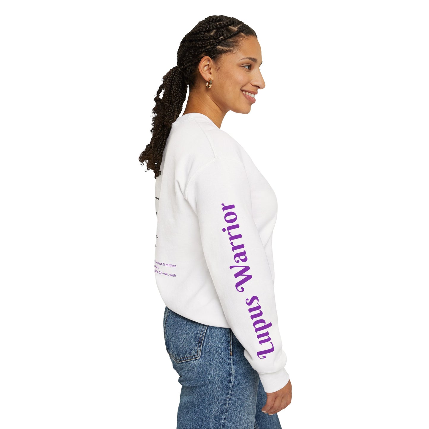 Lupus Awareness Crewneck Sweatshirt