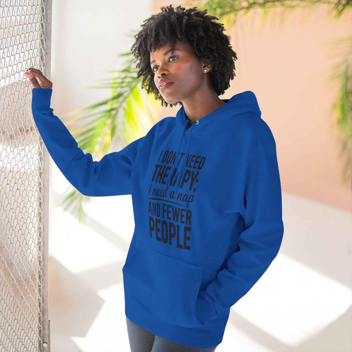 I Don't Need Therapy, I Need a Nap Fleece Hoodie