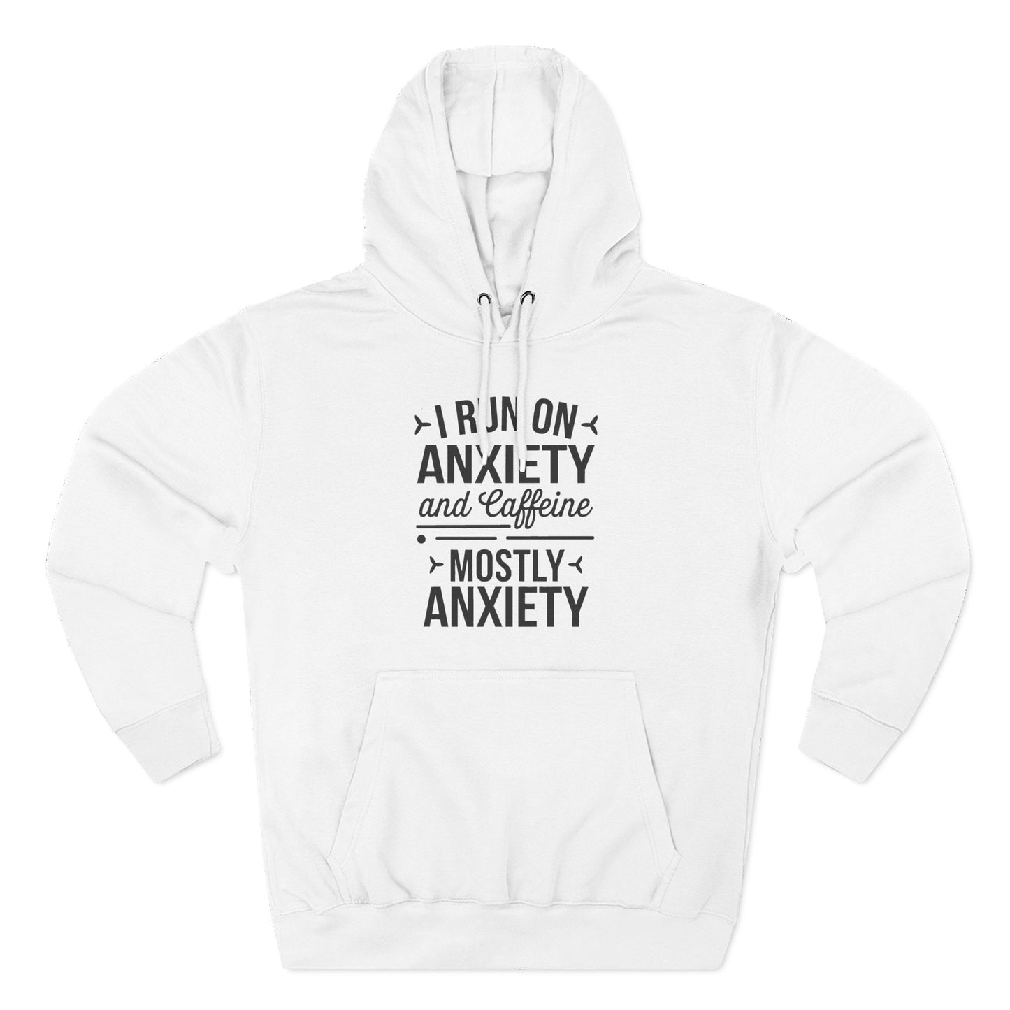 Anxiety and Caffeine Fleece Hoodie