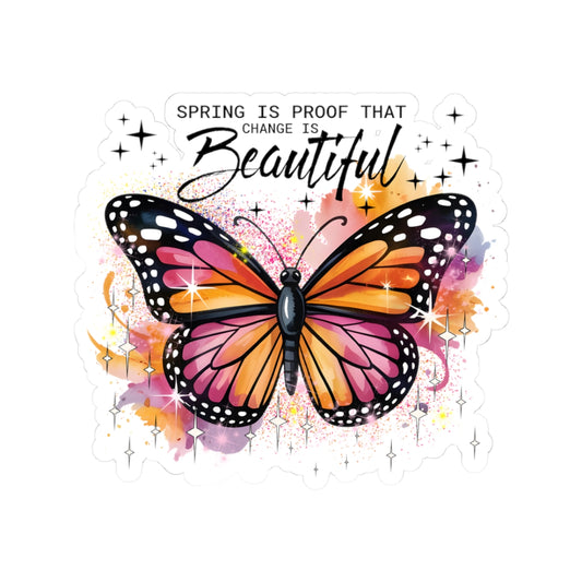 Beautiful Spring Butterfly Stickers