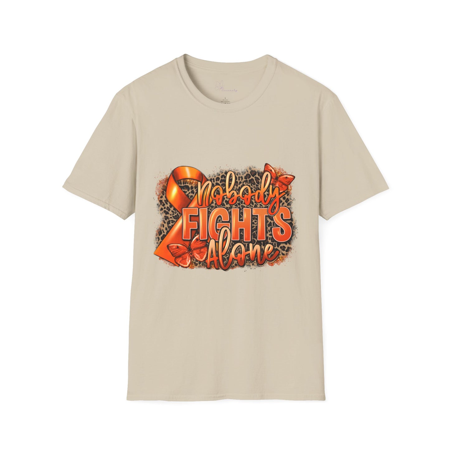 Nobody Fights Alone T-Shirt-Orange