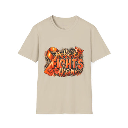 Nobody Fights Alone T-Shirt-Orange